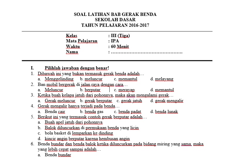 Mengamati Gerak di Sekitar Kita: Sebuah Petualangan Sains di Kelas 3 SD