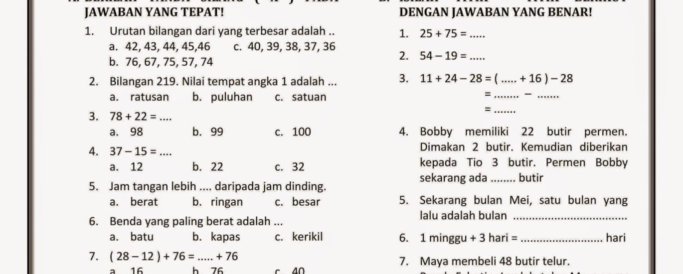 Mengintip Soal IPA Kelas 3 Semester 2 Tahun 2018: Tantangan dan Pembelajaran yang Bermakna