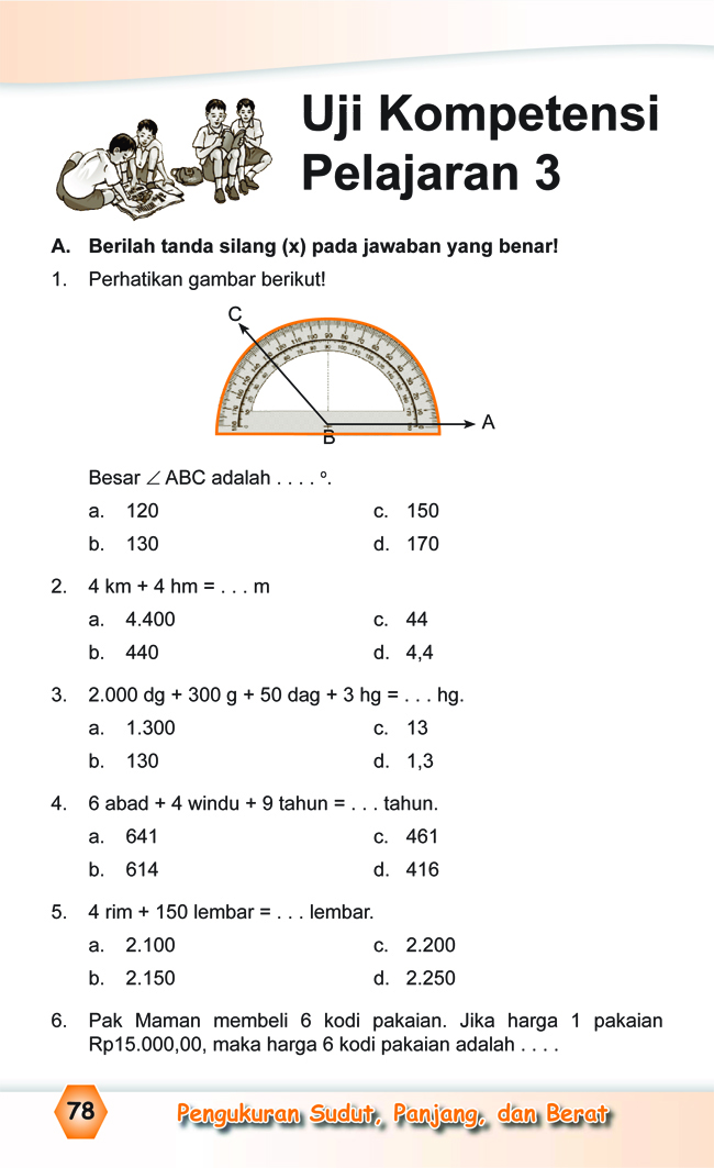 Soal Pengukuran Sudut Kelas 4 - Piffle me Soal Pengukuran Sudut Kelas 4 - Piffle me