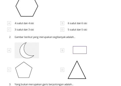 3 Soal Matematika Bangun Datar Kelas 4 yang Terbukti Sulit, Ternyata Mudah