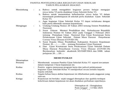 5 Rahasia Format SK Ujian Sekolah Doc 2026 yang Wajib Guru Tahu Sebelum Terlambat