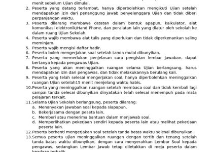 5 Rahasia Tata Tertib Ujian Sekolah Doc 2026 yang Ternyata Jarang Diketahui Guru