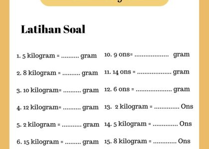 5 Trik Jitu Soal Satuan Berat Kelas 4 yang Wajib Diketahui Orang Tua di 2026