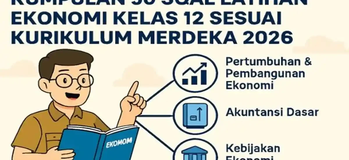 Rahasia Soal Ujian Sekolah Ekonomi Kelas 12 Kurikulum Merdeka yang Sering Keluar di 2026