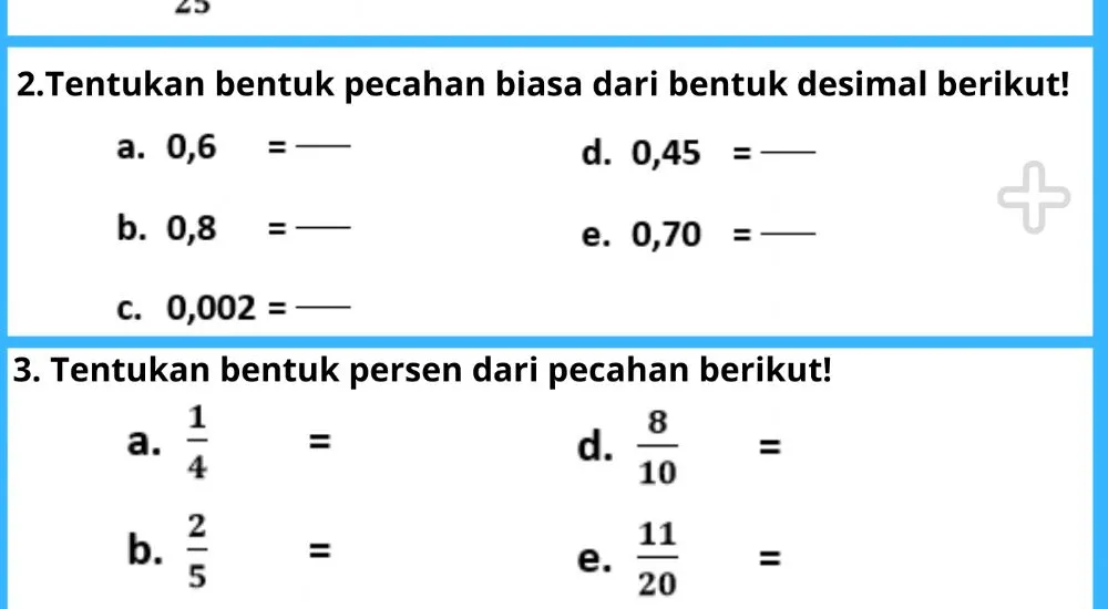 Ternyata Ini Rahasia Contoh Soal Pecahan Desimal dan Persen Kelas 4 SD di 2026