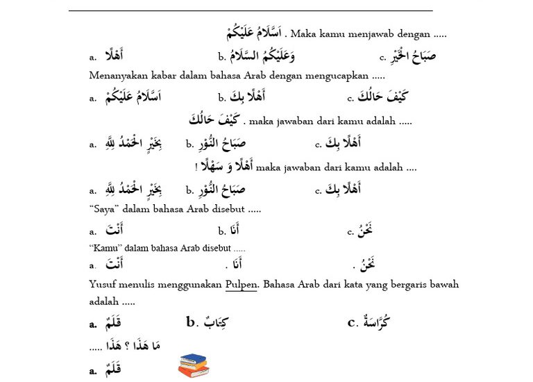 5 Rahasia Contoh Soal Bahasa Arab Kelas 1 Madrasah Ibtidaiyah K13 yang Wajib Diketahui Guru di Tahun 2026