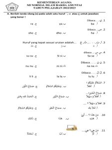 5 Rahasia Contoh Soal Bahasa Arab Kelas 1 SMA yang Wajib Kamu Kuasai di Tahun 2026