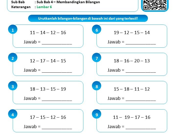 7 Contoh Soal Matematika Kelas 1 MI Semester Genap yang Wajib Dikuasai Sebelum Terlambat