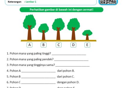 7 Contoh Soal Matematika Kelas 1 Membandingkan Ukuran Benda Wajib Dicoba Sebelum Ulangan