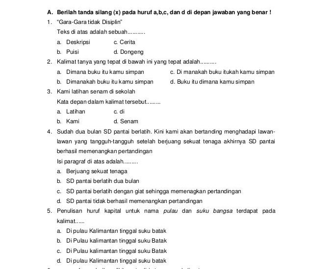 7 Contoh Soal Bab 4 B Indonesia Kelas 8 Semester 1 yang Sering Muncul di Ujian dan Kunci Jawaban Lengkapnya
