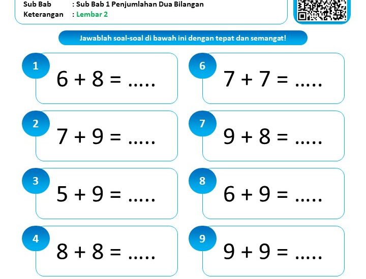 7 Contoh Soal Matematika Dasar Kelas 1 SD yang Wajib Dikuasai Anak Sebelum Terlambat