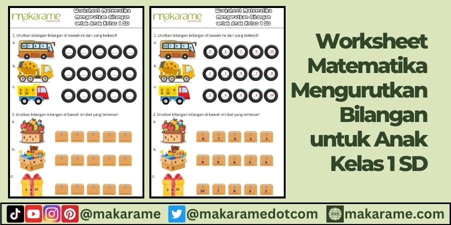 7 Contoh Soal Matematika Kelas 1 SD Mengurutkan Bilangan yang Wajib Dikuasai Sebelum Terlambat
