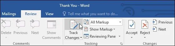 Panduan lengkap Word 2016 Bahagian 24 Cara menggunakan Jejaki Panduan lengkap Word 2016 Bahagian 24 Cara menggunakan Jejaki