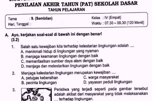 7 Rahasia Latihan Soal Kelas 4 Tema 9 yang Membantu Anak Sukses Sebelum Ujian