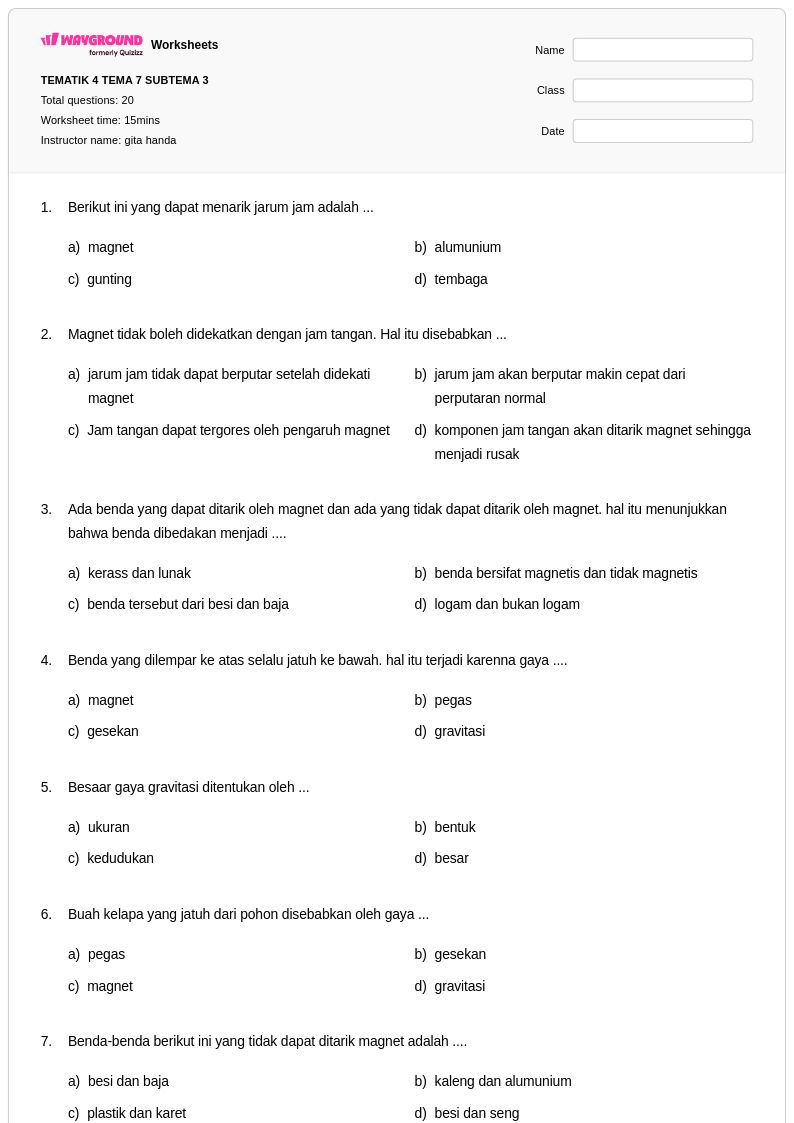 50 lembar kerja Berkebun untuk TK di Wayground Gratis Dapat Dicetak 50 lembar kerja Berkebun untuk TK di Wayground Gratis Dapat Dicetak