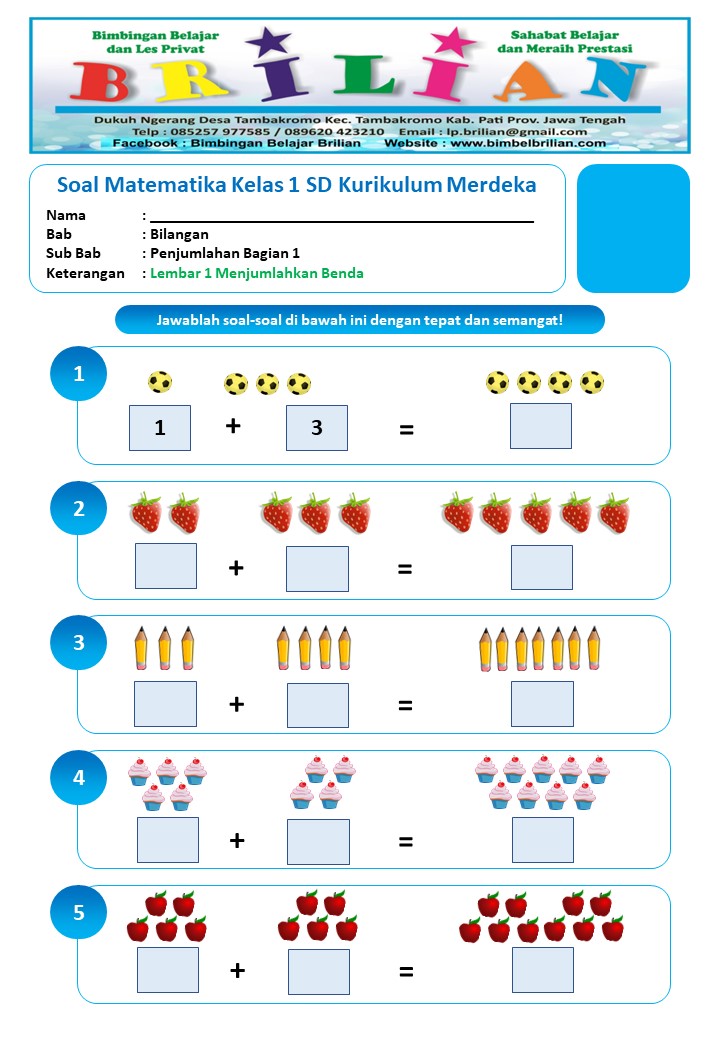 materi pelajaran matematika kelas 5 sd Materi matematika kelas 7 smp