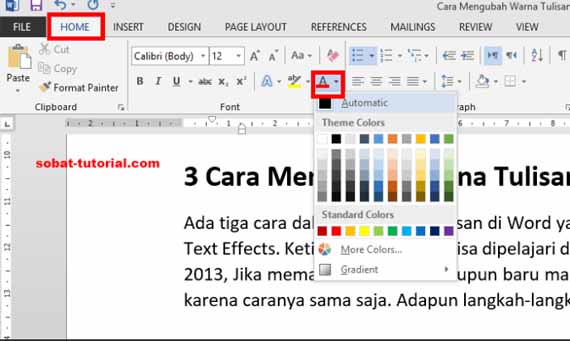 Terbukti 7 penyebab warna huruf pada word tidak bisa diubah yang Jarang Diketahui