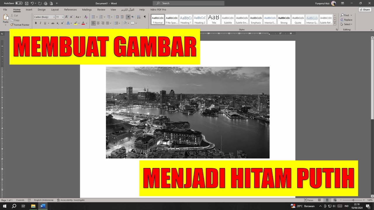 Rahasia Cara Mengubah yg Berwarna Menjadi Hitamputih di Word dalam 5 Langkah Praktis