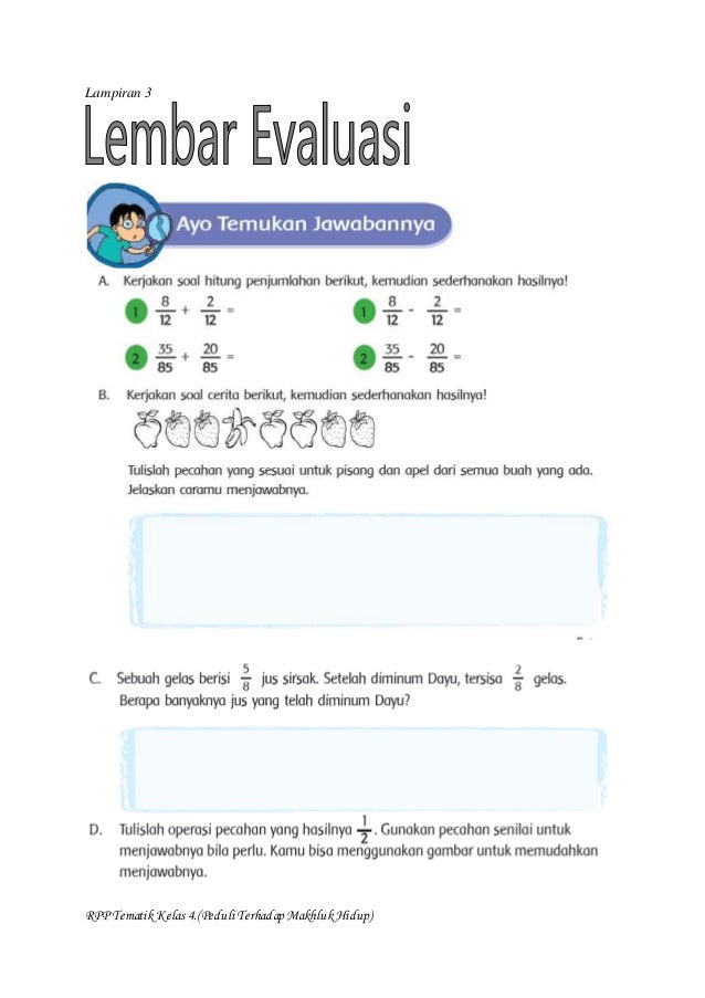 Bocoran Latihan Soal Kelas 4 Tema 3 Subtema 2 Agar Nilai Ujian Langsung Melonjak Tinggi