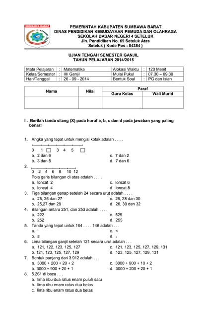 Rahasia Nilai Sempurna dengan Latihan Soal Ujian Semester 1 Kelas 3 SD Terbaru 2026